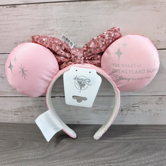 Disney Vacation Club The Villas at Disneyland Hotel Minnie Mouse Ears - Picture 3 of 5